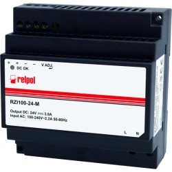RZI100-24-M power supplies, 24DC, 3,8A, 100W