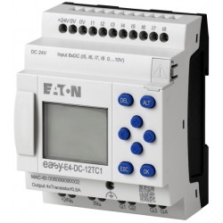 EASY-E4-DC-12TC1 control relay easyE4, display, 24VDC, 8 inputs, 4 transistor outputs