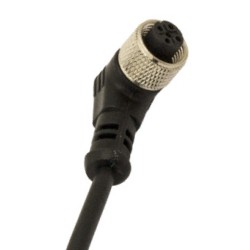 Cable M12 plug, 5pin, radial, 5m cable