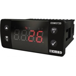 ESM-3720 temperatuurikontroller_ 100-240AC_ PID_ küte või jahutus_ 1 x relee (16A)_ alarmi väljund 5A_ -50C...+400C_ buzzer_ 