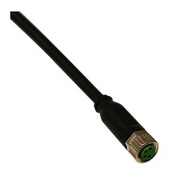 Cable M8 plug, 4pin, axial, 5m cable